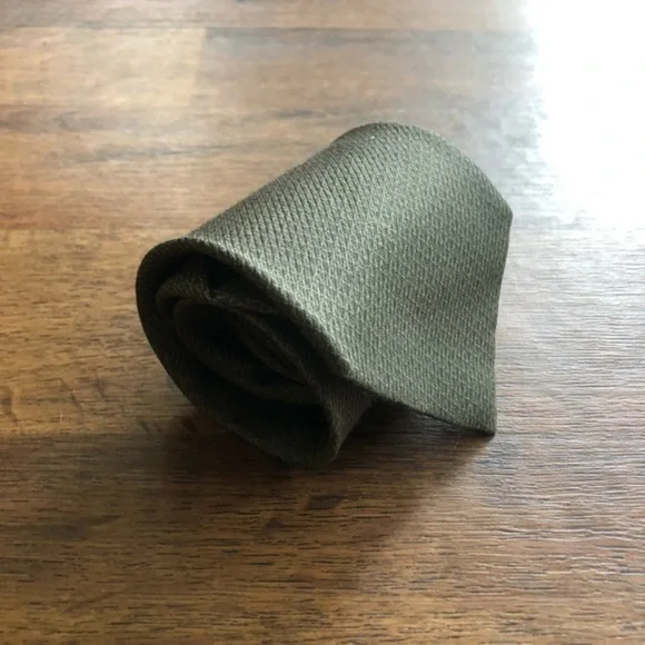 Giorgio Armani Green Small Pattern Tie